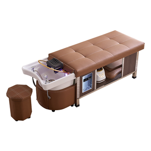 Cama de Masaje Tailandés para Salón de Belleza, Personalizable en Color, con Lavabo para Salón de Belleza, Superventas - Product Image 6