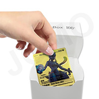 Boîte de protection de cartes de grande capacité en plastique PP personnalisé 80+ 100+ 300+ pièces pour Mtg Ygh Playing Magic Card Box JOMO