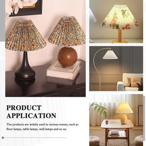 OEM Custom Multi-Style Fabric Lamp Covers &amp; Shades Weave <strong>Lampshade</strong> for Home Table Light Wall Lamp - Product Image 4