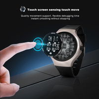 DIRAY Nouveauté Montre numérique à écran tactile multifonction chronographe lumineux étanche 5 bars
