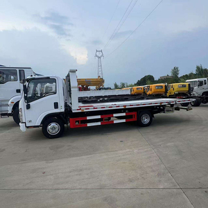 Alta calidad 4 toneladas 5 toneladas camión de auxilio de cama plana camión de remolque Rollback Road Wrecker con barato para la <span class=keywords><strong>venta</strong></span> - Product Image 6
