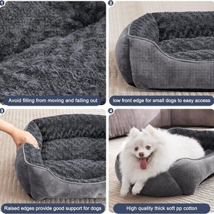Rectangle <b>Dog</b> <b>Bed</b> for Large Medium Small <b>Dogs</b> - Washable Orthopedic <b>Sofa</b> <b>Bed</b> Soft Breathable Puppy & Pet Cuddler - Product Image 4
