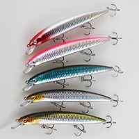 Leurre de pêche flottant Minnow 15cm 22g, leurre dur Wobbler à longue portée avec système de poids mobile