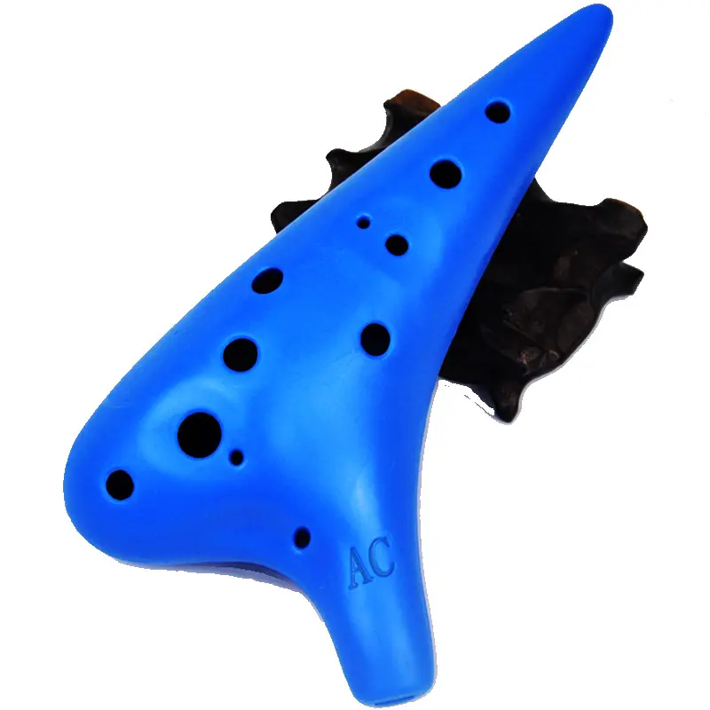 סין חמה למכור פלסטיק Ocarina C מפתח בינוני 12 חורי כלי נגינה זול מחיר