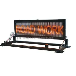 最高品質24時間連続作業反射アルミニウム交通安全ソーラー道路警告led交通標識看板