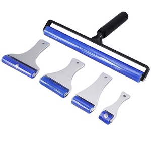 Rouleau adhésif en silicone KMCleanse manuel de 4 pouces, anti-statique, sans peluches, réutilisable, lavable, en <span class=keywords><strong>caoutchouc</strong></span> souple pour PCB, SMT, LCD - Product Image 1