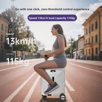 BEKE Bagage de Voyage Trottinette Électrique Intelligente 20 Pouces, Moderne avec Télécommande Automatique, Connectivité Bluetooth et Roues Pivotantes PC