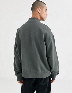 OEM Custom Turtle Neck Loose Style <strong>Men</strong> <strong>Sweatshirt</strong> Custom Oversized Blank <strong>Crewneck</strong> <strong>Sweatshirt</strong> - Product Image 2