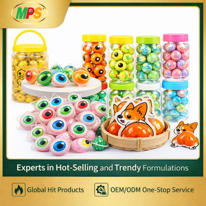 Bolas de Goma 3D Surtidas al por Mayor |   Caramelos de Goma con Forma de Globo Ocular de la Tierra en Tarro - Product Image 1