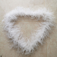 Boas en plumes d'autruche teintes et moelleuses à 3 couches, accessoires vestimentaires pour robes de mariée, costumes de carnaval et de spectacle, vente en gros