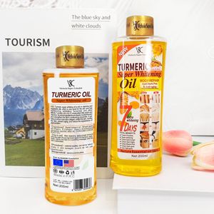 Huile de curcuma 200 ml Nourrit la peau sèche, les poils du corps et <span class=keywords><strong>l</strong></span>'hydratation du visage. Huile essentielle de massage hydratante à la carotte et à <span class=keywords><strong>l</strong></span>'amande - Product Image 5