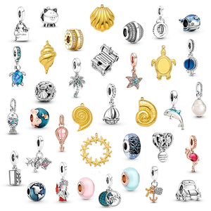 จี้เงินแท้ 925 ชุบทองรูปสัตว์น่ารักแบบขายส่ง - จี้เพชรซิคอนขนาดเล็ก ปรับแต่งได้ อุปกรณ์ทำเครื่องประดับคุณภาพ - Product Image 1