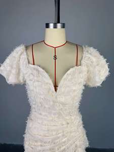 Verano mujer manga corta lado Split fruncido Midi Mini vestido moda Bodycon Sexy Slim Night Club Party Vestidos casuales Vestidos - Product Image 3