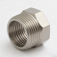 Conector Macho Sanitario de Acero Inoxidable Forjado de Alta Presión con Cabeza Hexagonal de Forma Igual, Tratamiento de Superficie DIY, Multitamaño, OEM Personalizable
