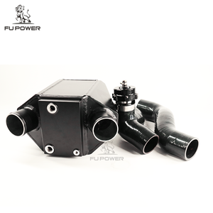 Kit de Intercooler de Aluminio de Alto Rendimiento + Manguera de Silicona de Entrada de Turbo + Válvula de Descarga Tial de 50 mm Compatible con <span class=keywords><strong>Sea</strong></span>-<span class=keywords><strong>doo</strong></span> Rxt-x <span class=keywords><strong>300</strong></span> <span class=keywords><strong>2016</strong></span> - Product Image 2