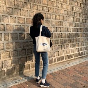 <b>Canvas</b> Lining Shoulder Bag 2024 New Ins Shoulder Letter Japanese Fashion Lady Bag <b>Canvas</b> Student Crossbody Bag Fashion <b>Canvas</b> - Product Image 6