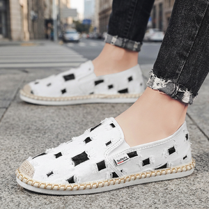 New Men's Autumn Vintage <b>Canvas</b> Espadrilles Slip-On Loafers Breathable Walking <b>Shoes</b> - Product Image 3