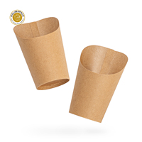 OOLIMAPACK Porte-frites écologique Boîte à frites pour poulet frit Tasse à frites