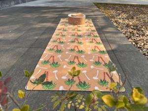 Tapete de Yoga de Corcho Suave y Transpirable - Diseño Transparente con Tinta Blanca, Seguro para Bebés, Resistente a las Arrugas, Inodoro e Ideal para Prácticas en Casa/Gimnasio - Product Image 5