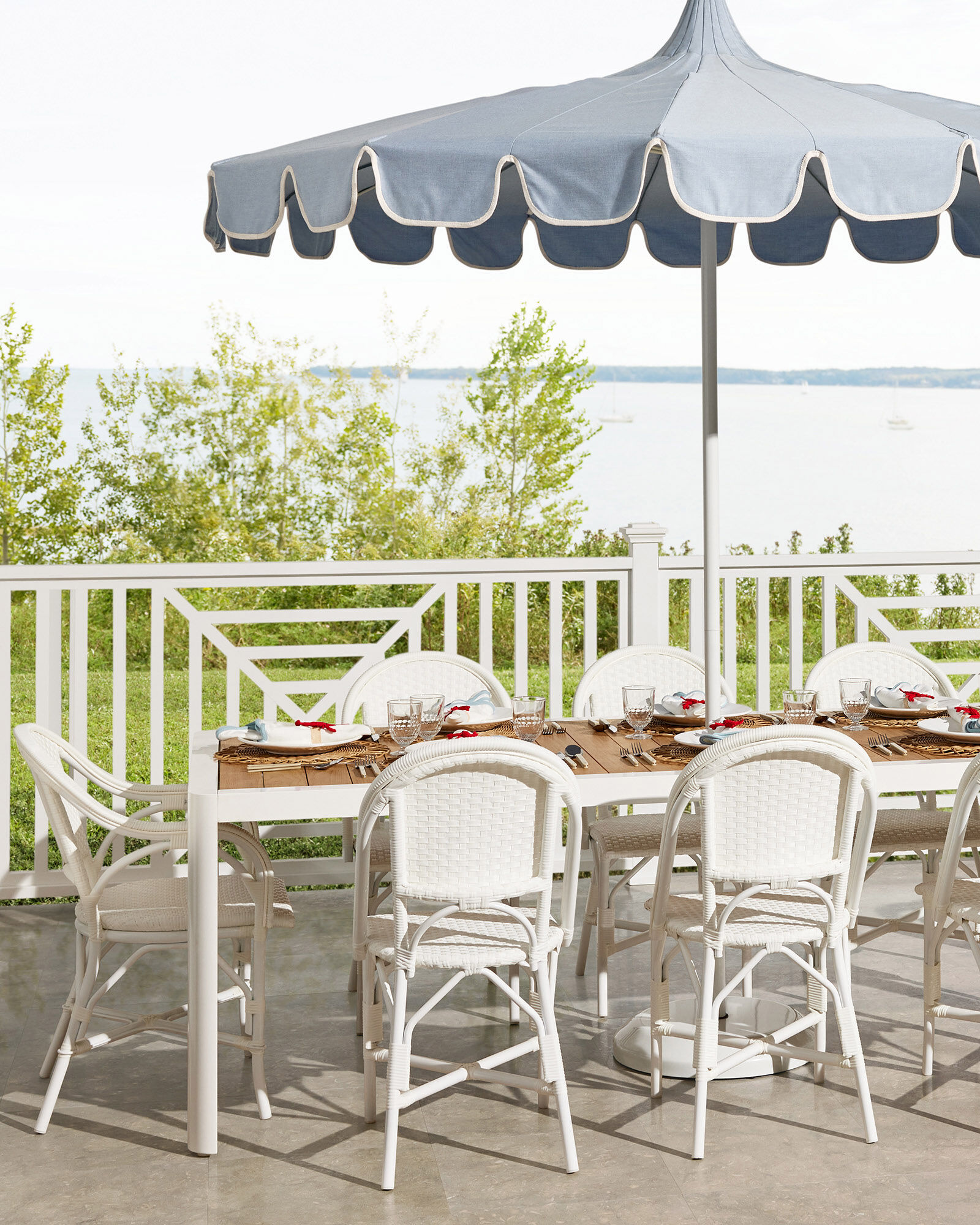 outdoor dining table set patio furniture aluminum dining table and dining chair set