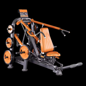 Máquina de gimnasio multifunción de acero para uso comercial con carga de placas, prensa de piernas inclinada de 45 grados - Product Image 4