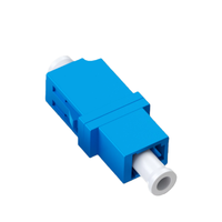 Adaptador de Fibra Óptica LC Simplex LC/PC Monomodo SMF, Conector Compatible con SX, Acoplador de Fibra Óptica