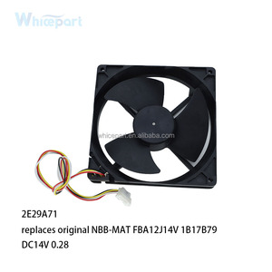 Moteur de ventilateur d'évaporateur de réfrigérateur DC12V DC14V Ventilateur de refroidissement du condenseur de réfrigérateur pour pièces de congélateur Hitachi <span class=keywords><strong>Samsung</strong></span> NMB - Product Image 3