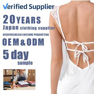 Robe <span class=keywords><strong>de</strong></span> nuit élégante et sexy pour femmes, <span class=keywords><strong>en</strong></span> satin avec dentelle florale et patchwork, col <span class=keywords><strong>en</strong></span> V, avec logo sur le devant, pour la maison - Product Image 1