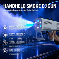 Pistolet à fumée à colonne d'air LED RGB portable 1500W pour scène, mariage, fête, club, concert