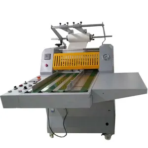 Pemotong Hidrolik Otomatis, Profesional Hot Roll Laminator dengan Cut