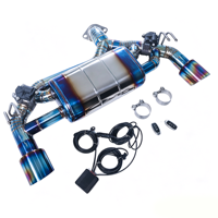 Sistema de Escape Trasero Deportivo Valvetronic de Aleación de Titanio para Mitsubishi Lancer Evo X 2.0T 2008-2015