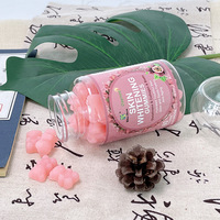 Gummies de beauté éclaircissantes pour la peau avec glutathion, peptides de collagène, biotine et zinc - 180g - Gommes à mâcher pour la santé