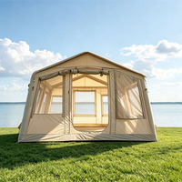 Tente de camping gonflable portable à structure pneumatique pour la famille, idéale pour les voyages, la randonnée, le camping en voiture, fournisseur en gros pour événements de fin de semaine