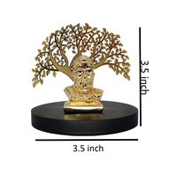 Statue d'Idole du Seigneur Hanumanji, assis, en acier inoxydable doré, artisanat, petit format, décoration pour la maison, mariage, temple, Puja