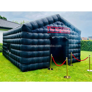Tente <span class=keywords><strong>de</strong></span> fête cubique imperméable tente gonflable <span class=keywords><strong>de</strong></span> fête pour boîte <span class=keywords><strong>de</strong></span> <span class=keywords><strong>nuit</strong></span> location commerciale PVC noir discothèque extérieure événement explosion discothèque - Product Image 6