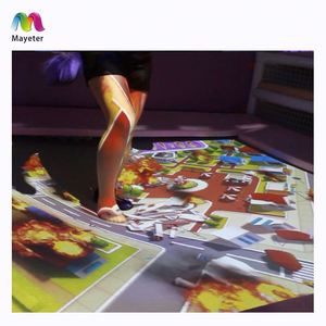 Proyector de suelo <span class=keywords><strong>para</strong></span> niños y <span class=keywords><strong>adultos</strong></span>, juegos interactivos, pared de escalada popular, trampolín de salto interior, parque, 2022 - Product Image 1