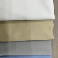 Tissu TC 65% polyester 35% coton, tissé uni, entoilage solide