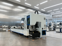 Machine de découpe laser à fibre automatique pour tubes en acier inoxydable, acier au carbone, aluminium, tubes ronds et carrés
