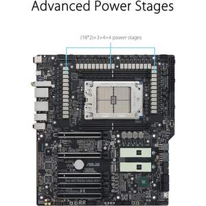 Placa Base Profesional Ws Trx50 Sage Wifi Ceb para Threadripper Pro Tr4, Memoria Ecc Ddr5, SATA, Estación de Trabajo de Escritorio - Product Image 6