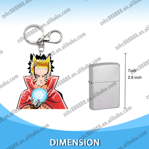 Porte-clés acryliques 3D personnalisés à effet de mouvement, personnages Hunter X Hunter Bleach, porte-clés 3D lenticulaires, créez vos propres designs - Product Image 3