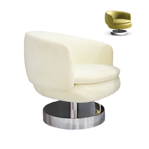 Chaise pivotante semi-finie italienne partie <span class=keywords><strong>mousse</strong></span> moulée haute densité avec base en métal - Product Image 3