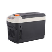 Mini-réfrigérateur et chauffe-eau pour voiture LIHENG 12v 220V 110V 10l, glacière isotherme avec ceinture pour refroidir les boissons et les fruits, glacière à glace