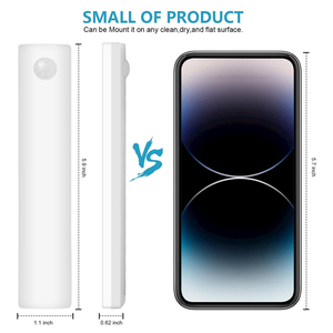 Luz con Sensor de Movimiento para Debajo del Gabinete, Luz LED Interior Ultrafina para Armario, Funciona con Batería Recargable, Luz Nocturna Adhesiva - Product Image 6