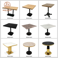 Meubles de restaurant commercial au design 3D, jardin extérieur, restaurant en bois, table de restauration rapide, ensemble de tables et de chaises