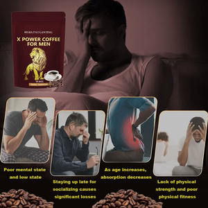 OEM ODM Starker Mann Power Energy Schwarzer Kaffee Tongkat Ali Maca Instant Kaffee Sex Produkt für Erwachsene Männer und Frauen Sex - Product Image 4