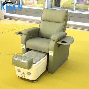 เก้าอี้นวดทำเล็บเท้าแบบนอนราบ KISEN รุ่น No Plumbing Electric Lay Down Spa Pedicure Chairs พร้อมระบบนวดเท้าแบบไร้ท่อ สำหรับร้านทำเล็บ - Product Image 2