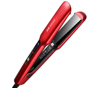 Curling LCD display hot selling flat fast heat up titanium element high quality professional hair straightener