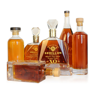Bouteilles de Brandy Gin Tequila Rhum <span class=keywords><strong>Vodka</strong></span> Whisky Vin 500ml 750ml 1L 1.5L 3L Bouteilles en Verre - Product Image 1