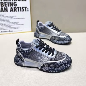 Nouvelles Chaussures de Sport Montantes en Cuir et Tissu, Tendance, pour Hommes et Femmes, Style Marche et Course, Baskets Décontractées - Product Image 2