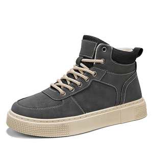 Zapatillas de deporte informales transpirables para hombre, zapatos deportivos de microfibra para exteriores con aumento de altura y punta a <span class=keywords><strong>la</strong></span> moda, directo del fabricante - Product Image 1